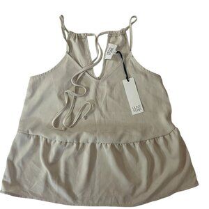 Olive and Oak. Women's blouse, light, fresh, and modern. Beige color. Size XS.